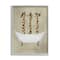 Stupell Industries Three Giraffes In A Bathtub Framed Wall Art